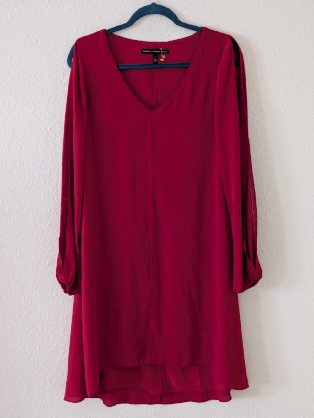 White House Black Market Open Long Sleeve Dress Size 4